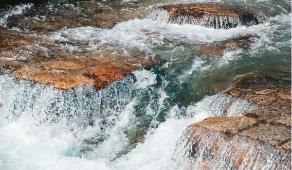 La rivière Arve à Chamonix